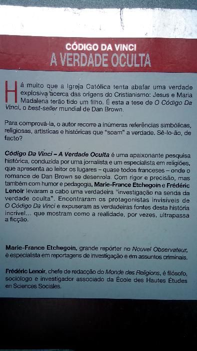 O código Da Vinci A verdade oculta