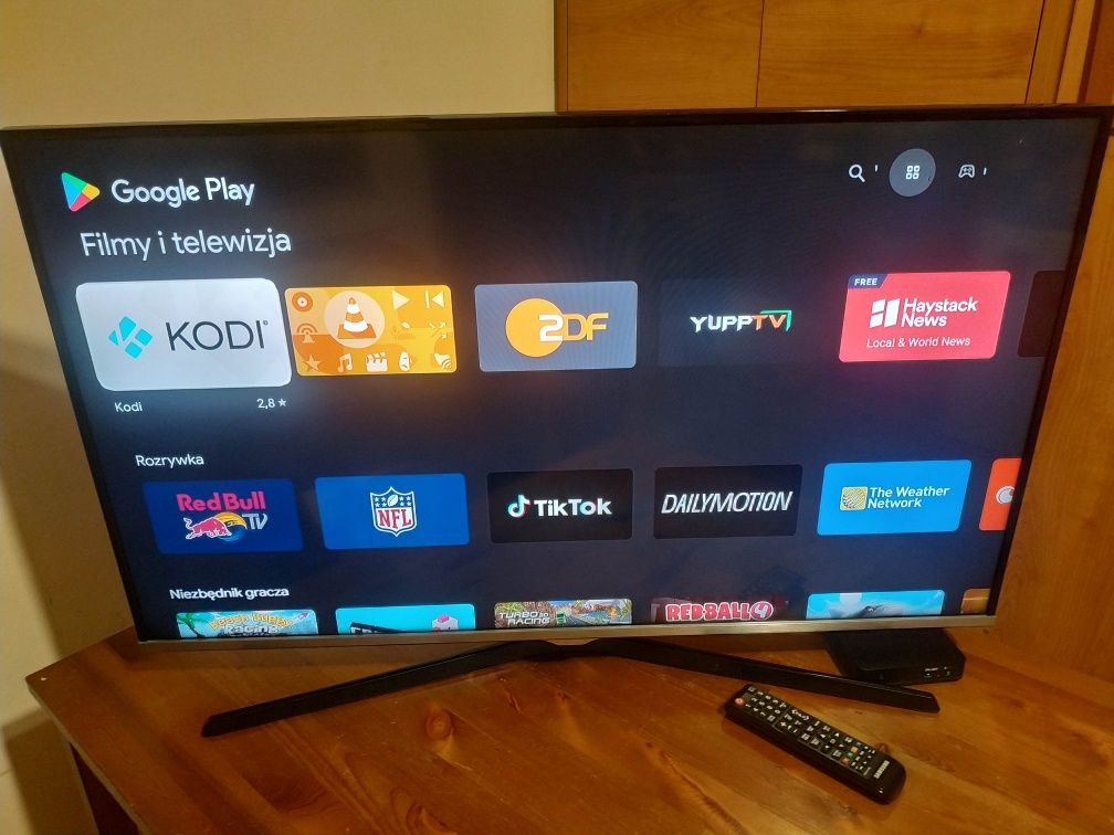 TV 40" Samsung + Smart TV dekoder WIFI YouTube Netflix  Android