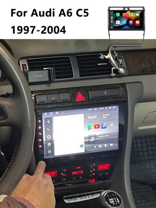 Radio Android 12 Audi A6 2 S6 RS6 1997/2004 wifi gps bluetooth PROM