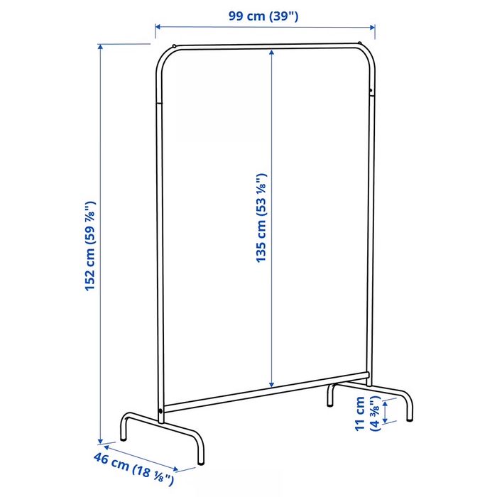 MULIG Suporte p/cabides ikea
