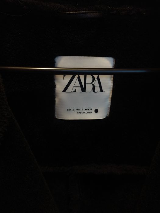 Куртка дубленка zara S
