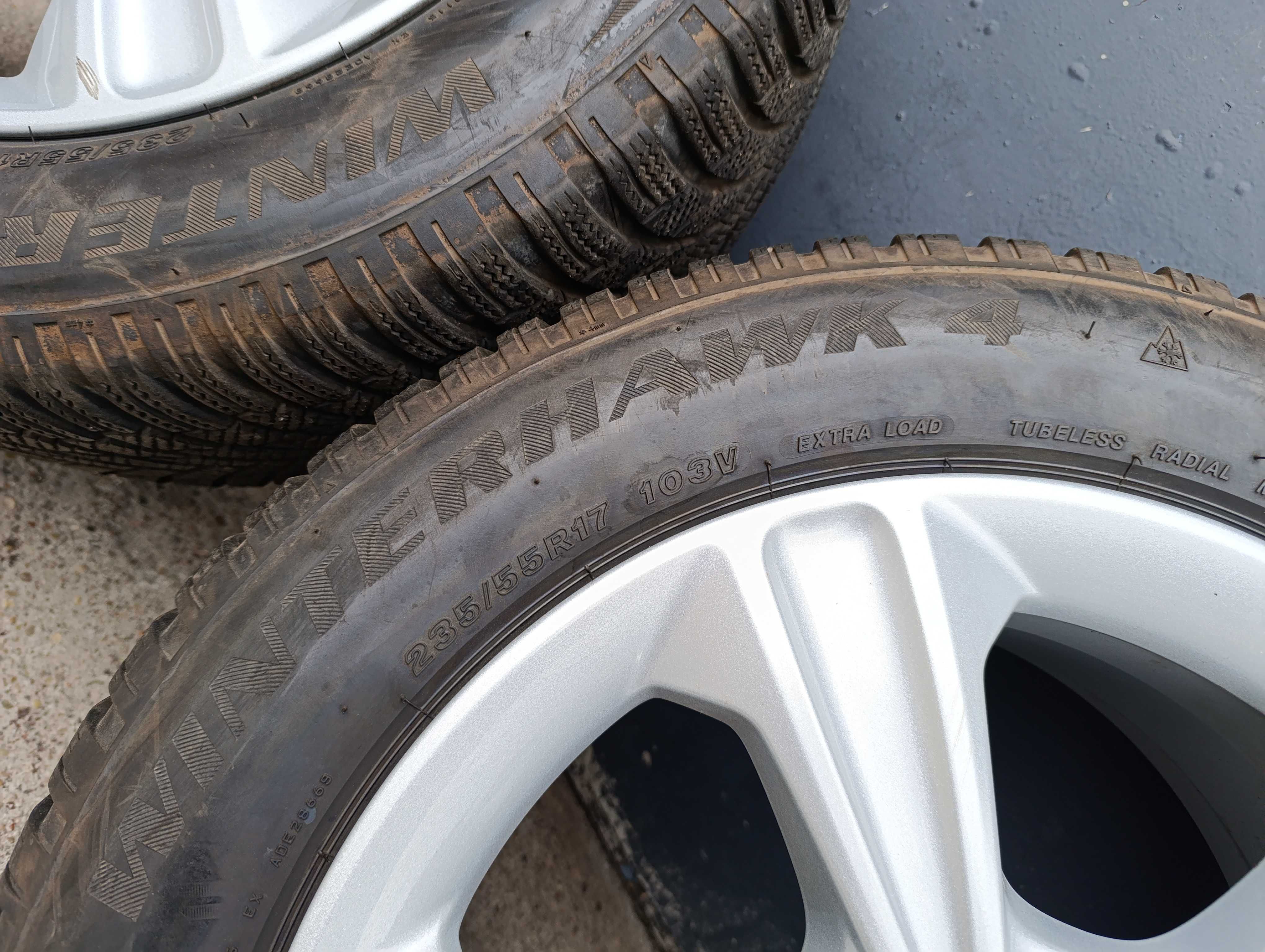 Koła zima Ford Kuga S-Max Galaxy 17” 235/55 R17 103V 2021r TPMS 7mm