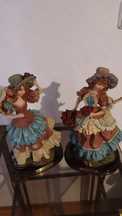 Par Bonecas em resina