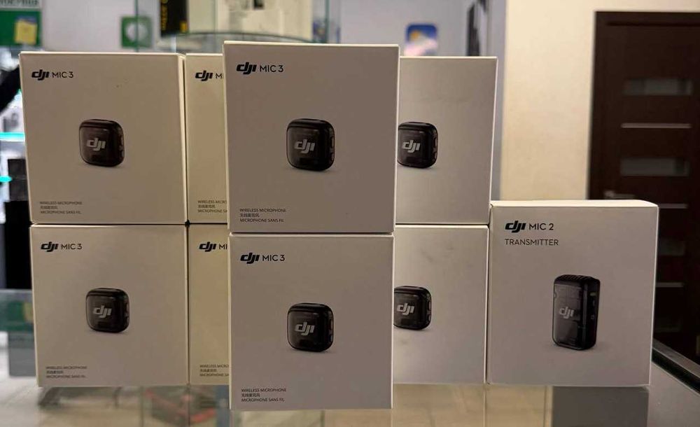 DJI Mic 2 Transmitter Shadow Black; DJI Mic 3 Transmitter Shadow Black