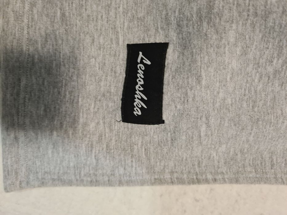 Lenoshka bluza rozpinana, asymetryczna, oversize r. M szara