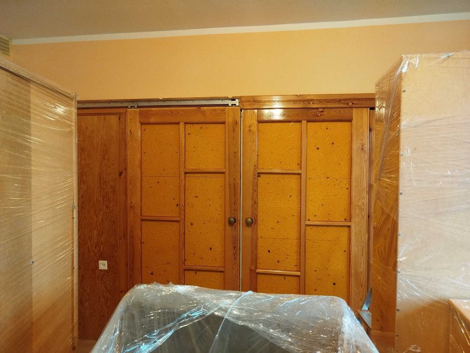 Drewniane drzwi przesuwne vintage