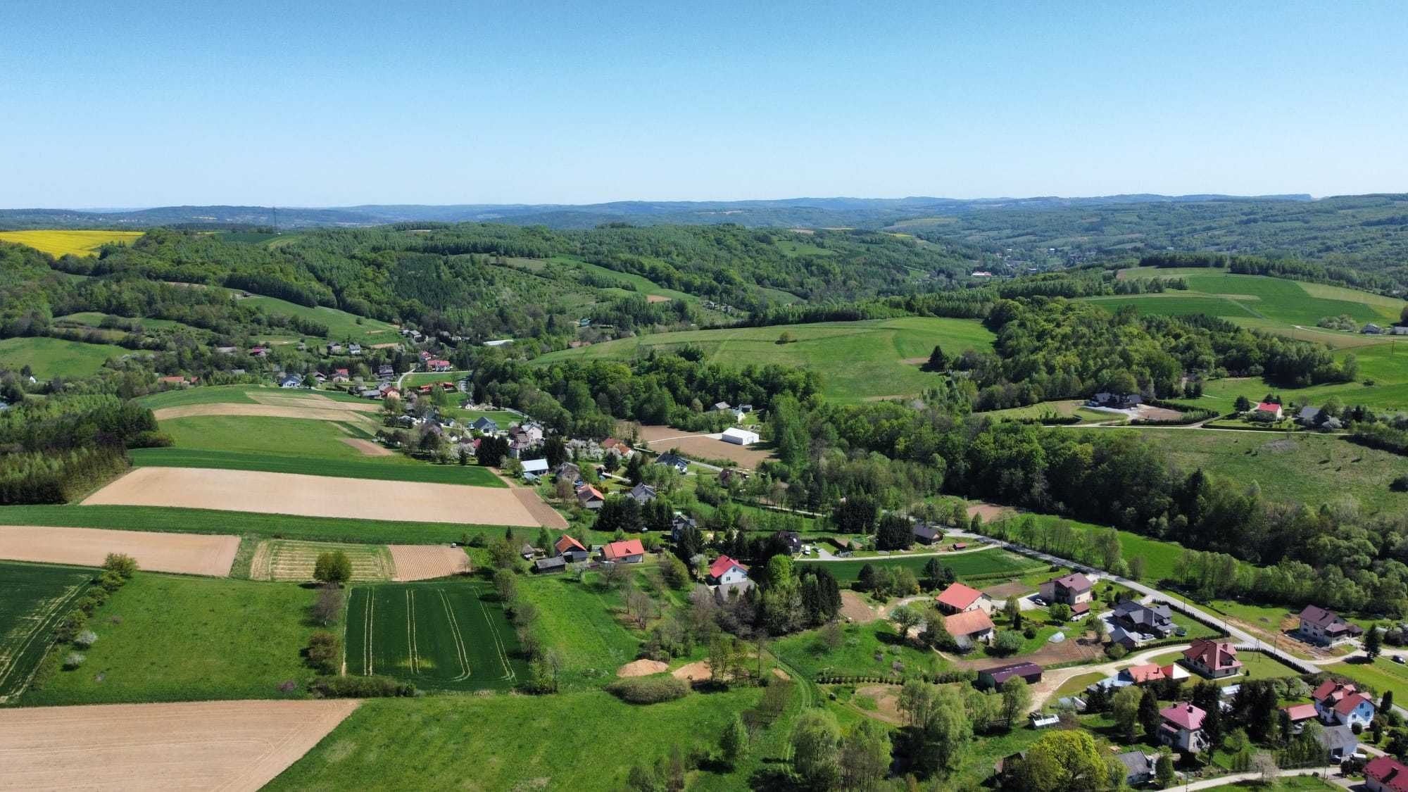 Widokowa działka budowlana - Pstrągowa, 3757m2