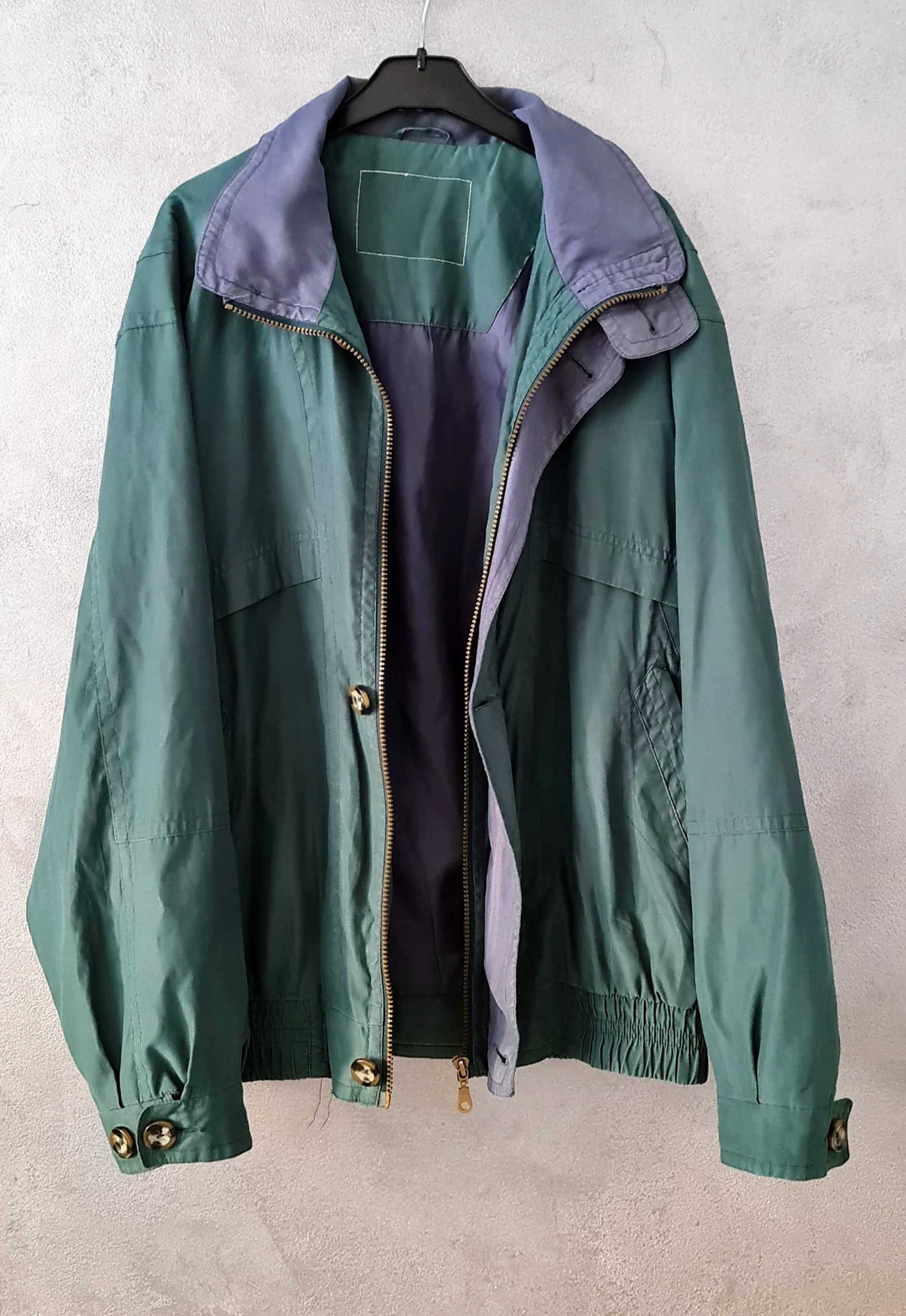 Turkusowa kurtka parka c&a