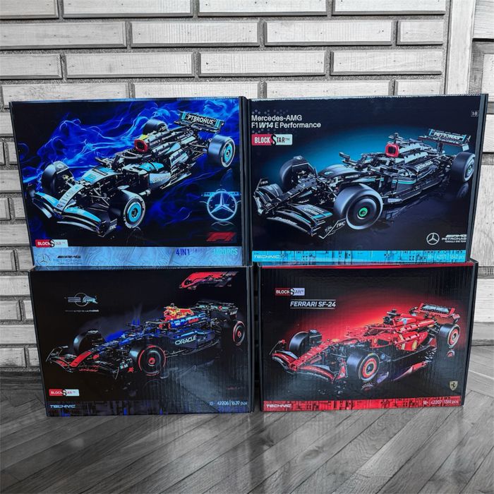 Конструктор Technic f1 Team Edition 4в1 Mercedes McLaren Alpine Haas