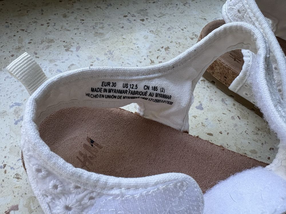 Sandałki h&m jak nowe, rozm. 30, sandały hm