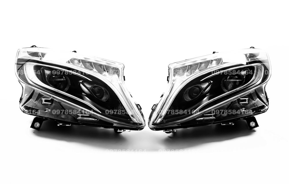 передня оптика Mercedes Vito W447 led фари вито 447 мерседес лед