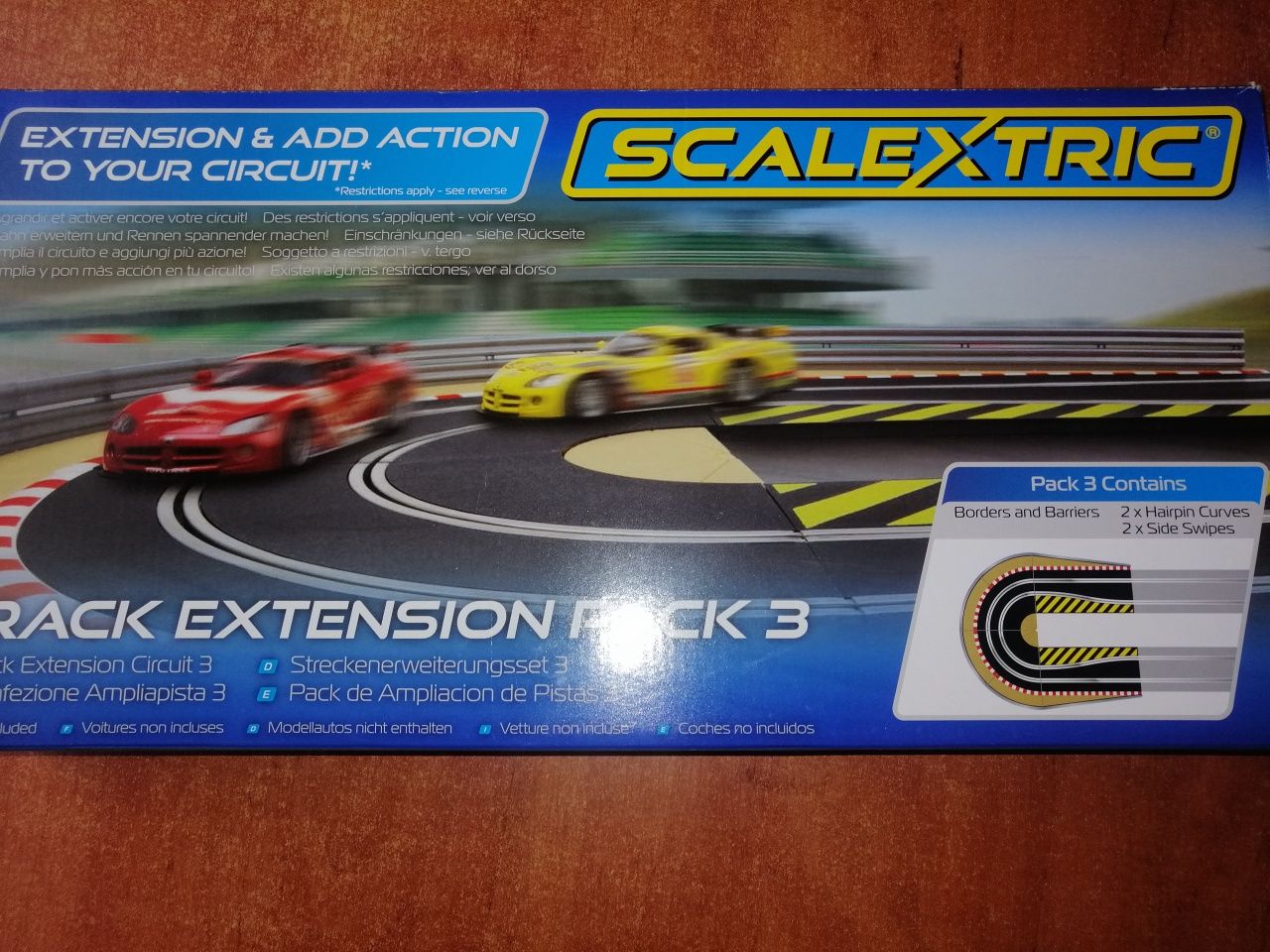 Tor samochodowy, scalextric C8512, extension pack 3.