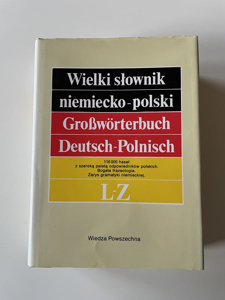 Wielki słownik niemiecko-polski wiedza powszechna