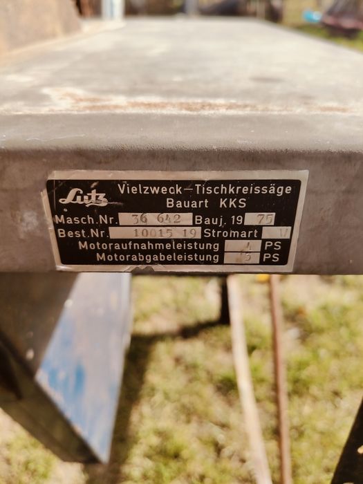 Krajzega cyrkularka do drewna niemiecka pilac Lutz