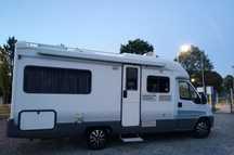 Fiat Ducato  Kamper półintegra 4-osobowy, silnik 2,0