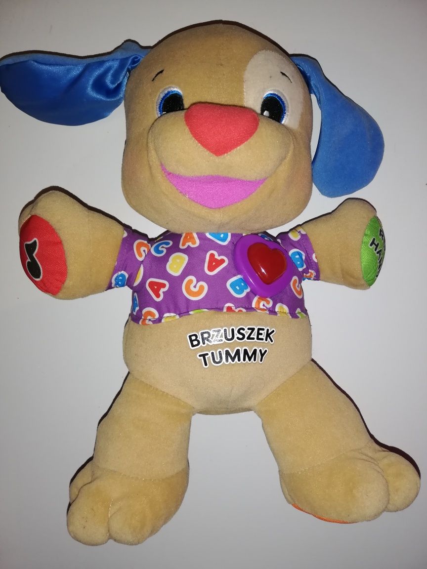 Szczeniaczek uczniaczek fisher price dwujęzyczny Polsko angielski