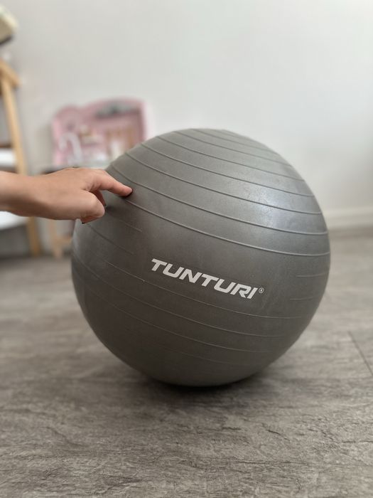 Фітбол Tunturi Gymball 55 см Сірий, срібний