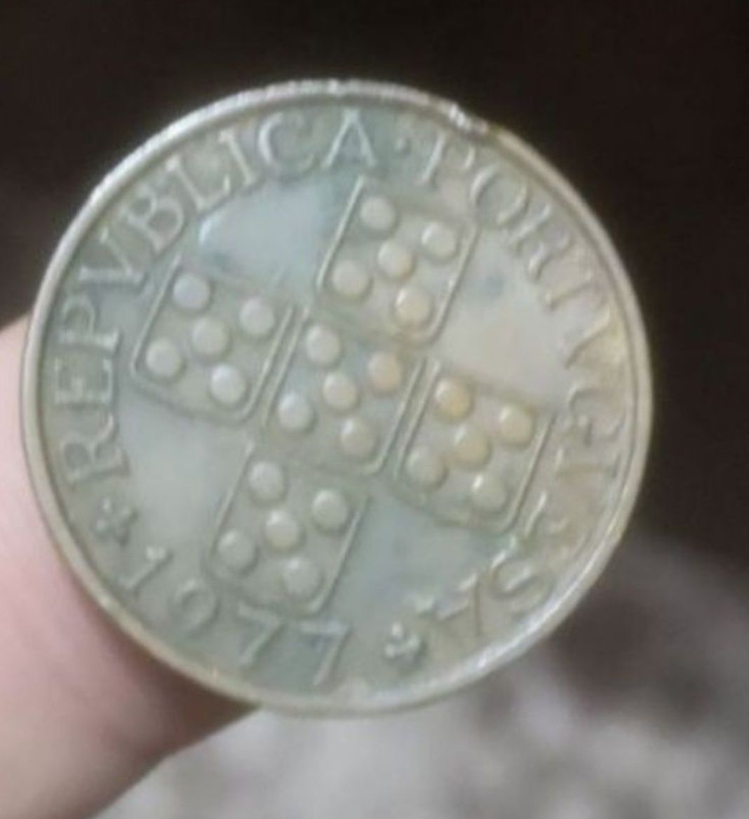 Moedas Coleção tostão e centavos