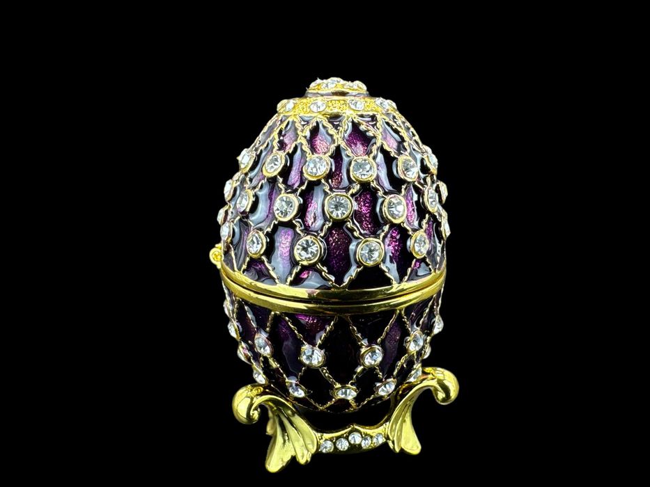 Rzeźba figurka szkatulka  JAJKO FABERGE  P23088C