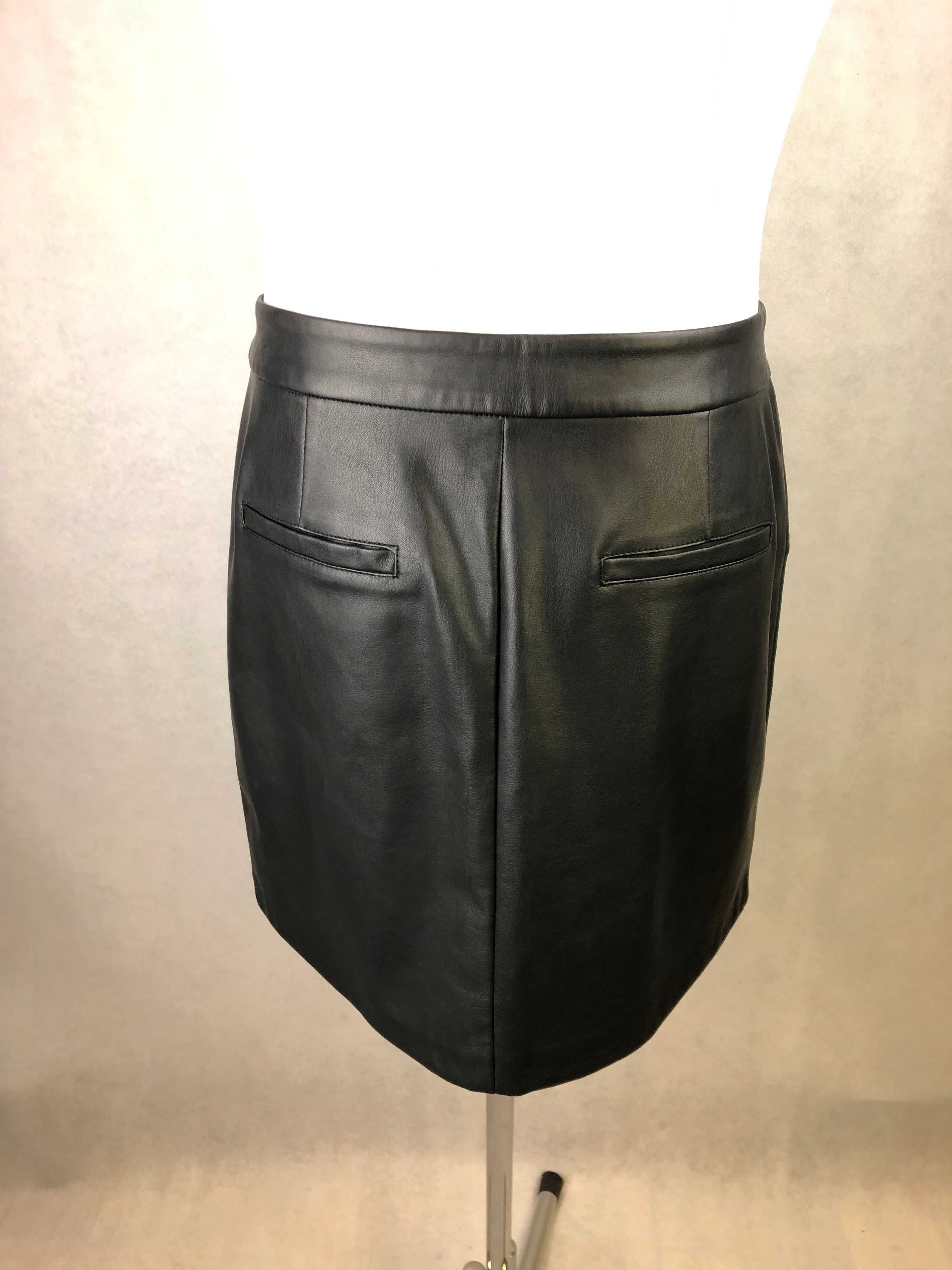 NOWA spódnica mini skóra ekologiczna MANGO L 40 / 42