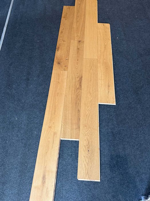 Deska dębowa warstwowa lakierowana klasa natur 14x150x1100 okazja