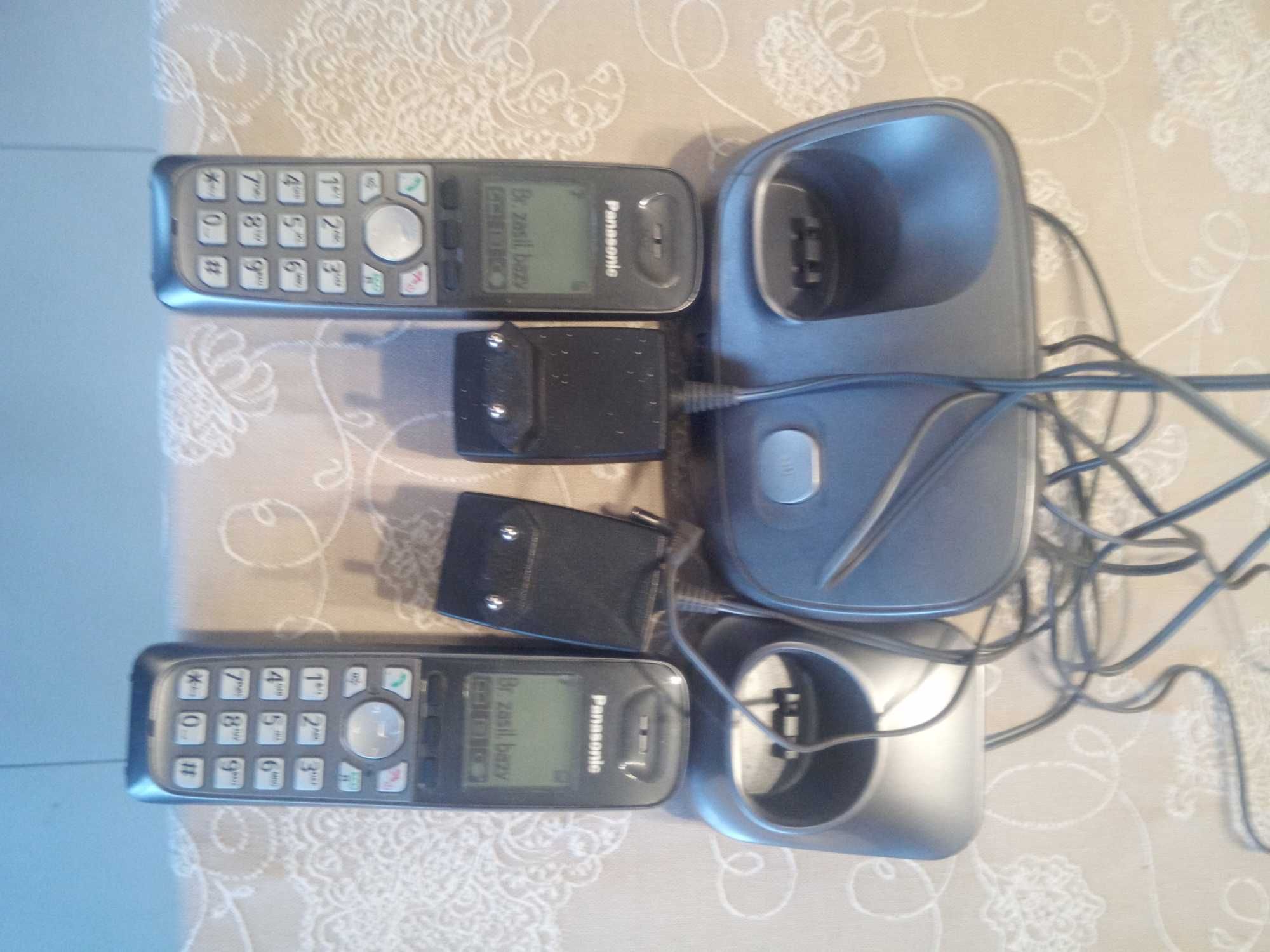 Telefon stacjonarny VoIP Panasonic KX - TG6511PD bezprzewodowy