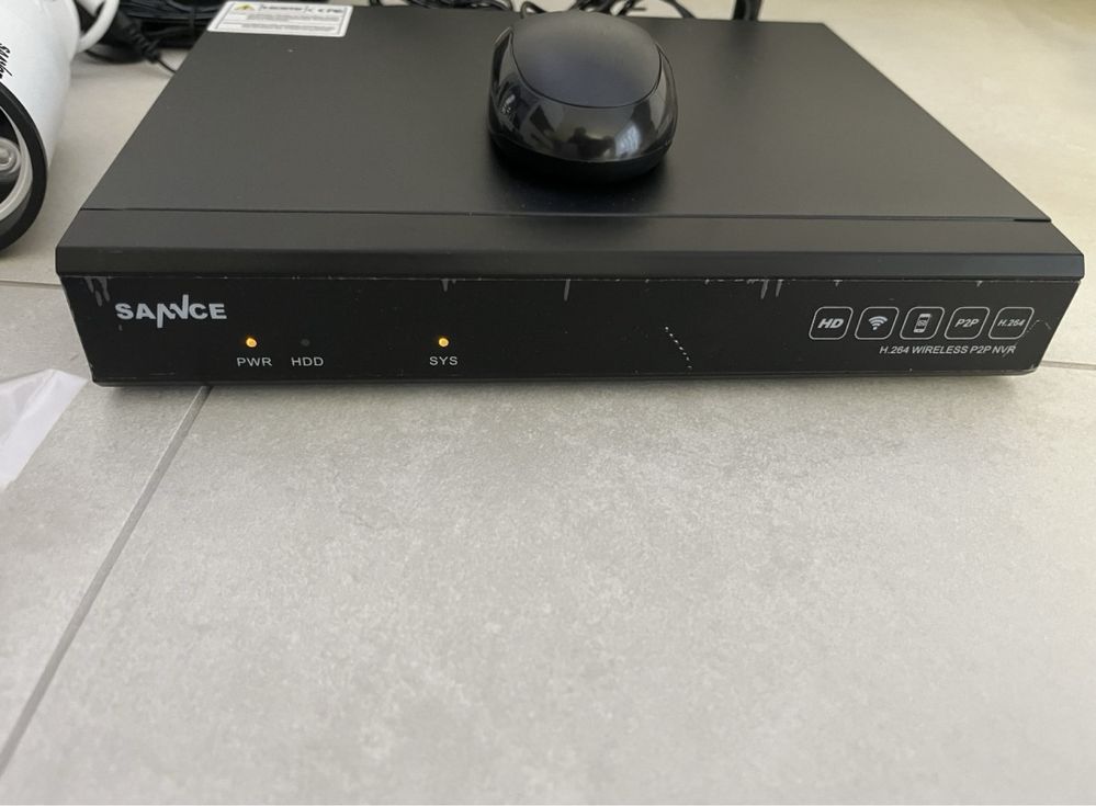 Sannce WiFi 4 szt kamery! Kamery WiFi + Rejestrator 1TB + podgląd tel