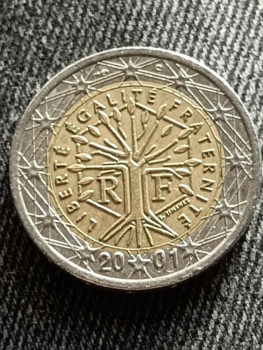 Moeda € 2 França 2001