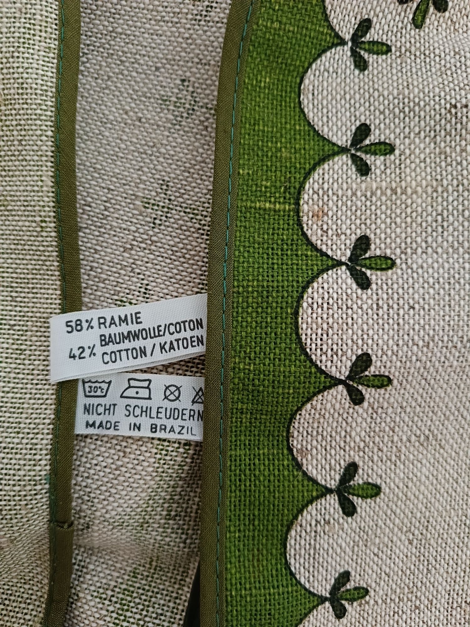 Komplet 6 sztuk bieżnik PRL serwetka 29x39 cm
