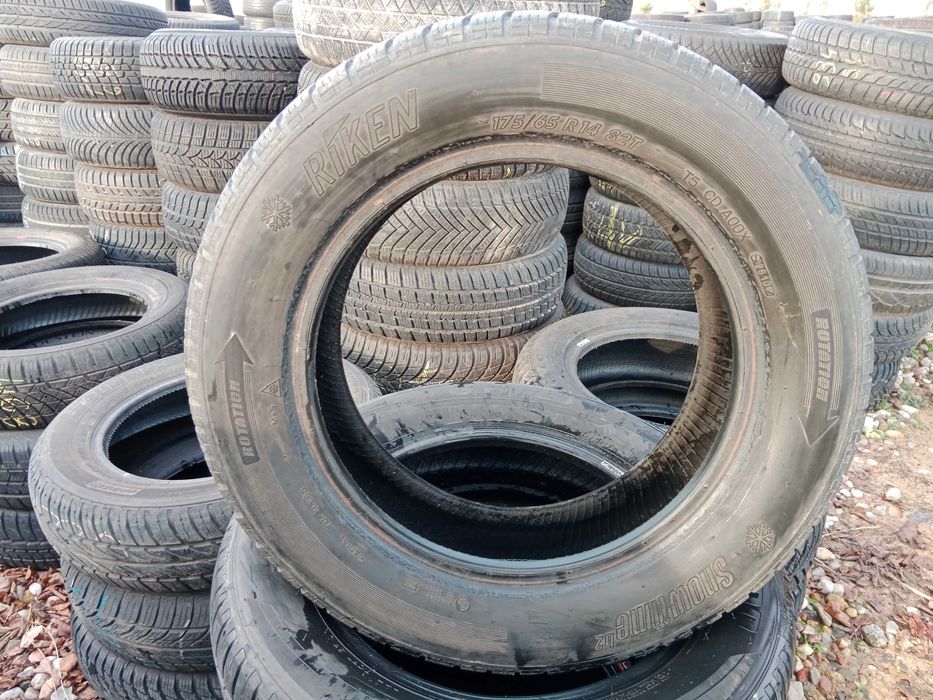 Opona używana zimowa 175/65R14 Riken Snowtime b2 1szt.