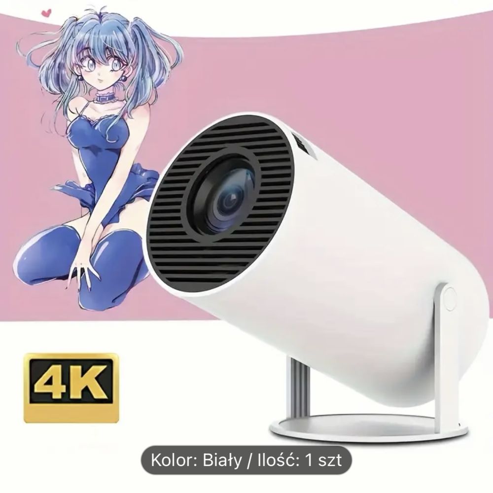 4K Mini Projektor Przenosny Android 11.0