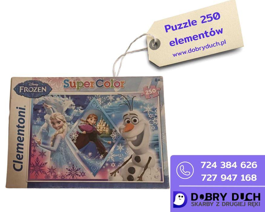 Puzzle "Kraina Lodu" 250 elementów