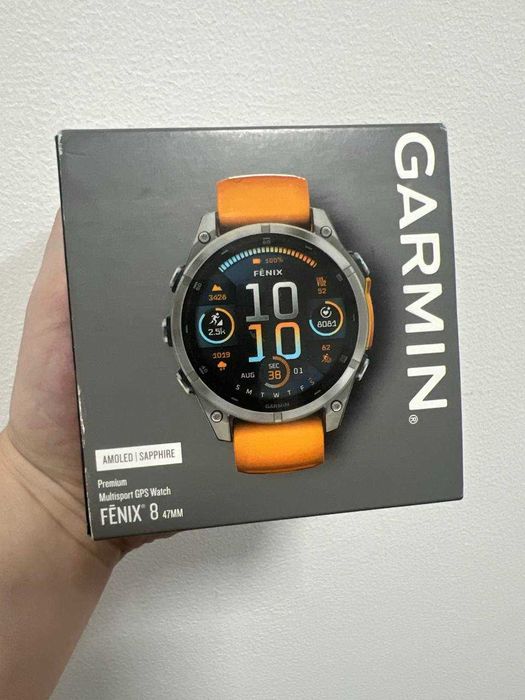 Garmin Fēnix 8 47mm AMOLED Sapphire — нові, не активовані