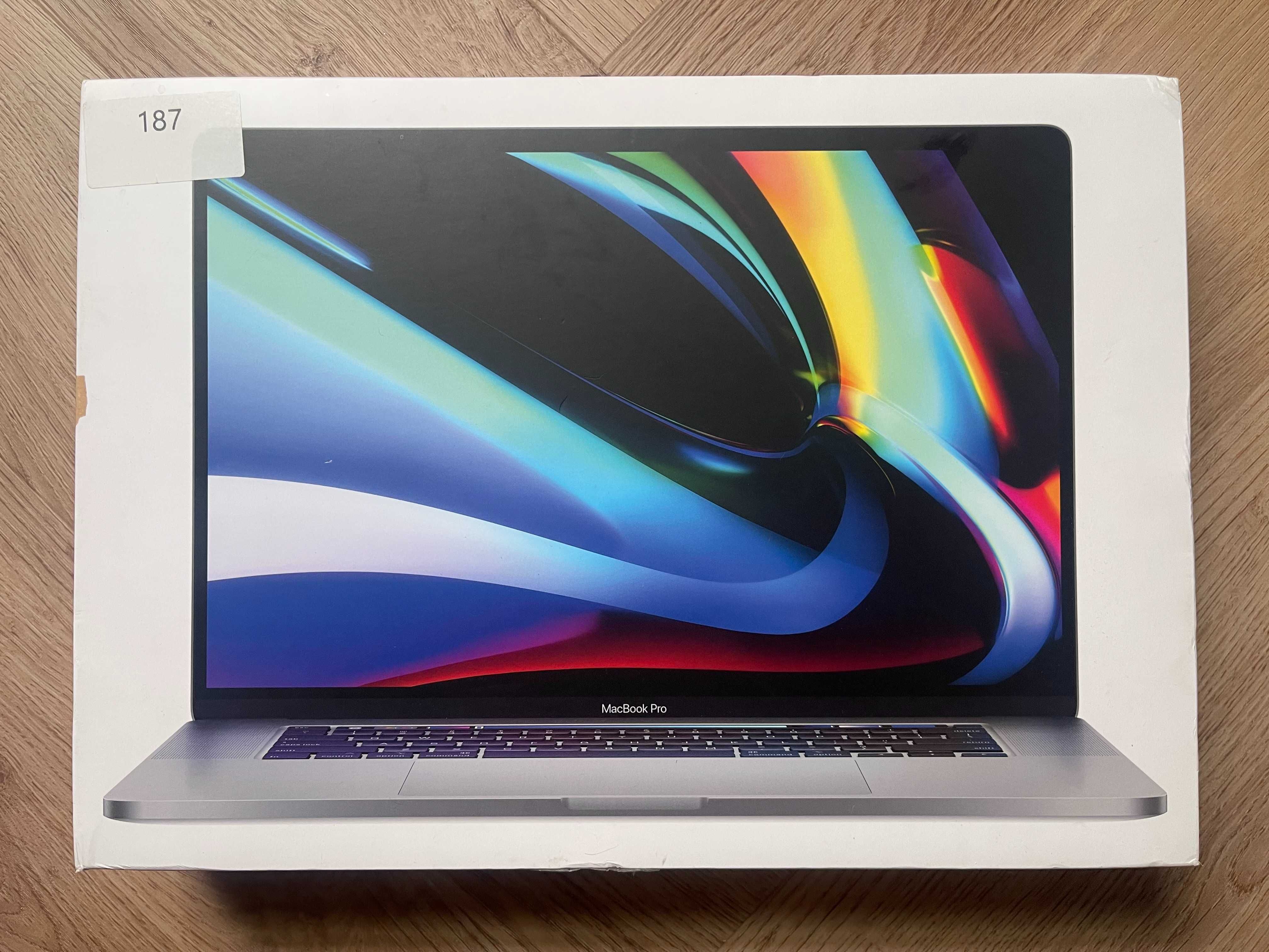 Macbook PRO 2019 i9 16GB 1Tb Prywatnie Zajeb*sty stan 270 cykli A2141