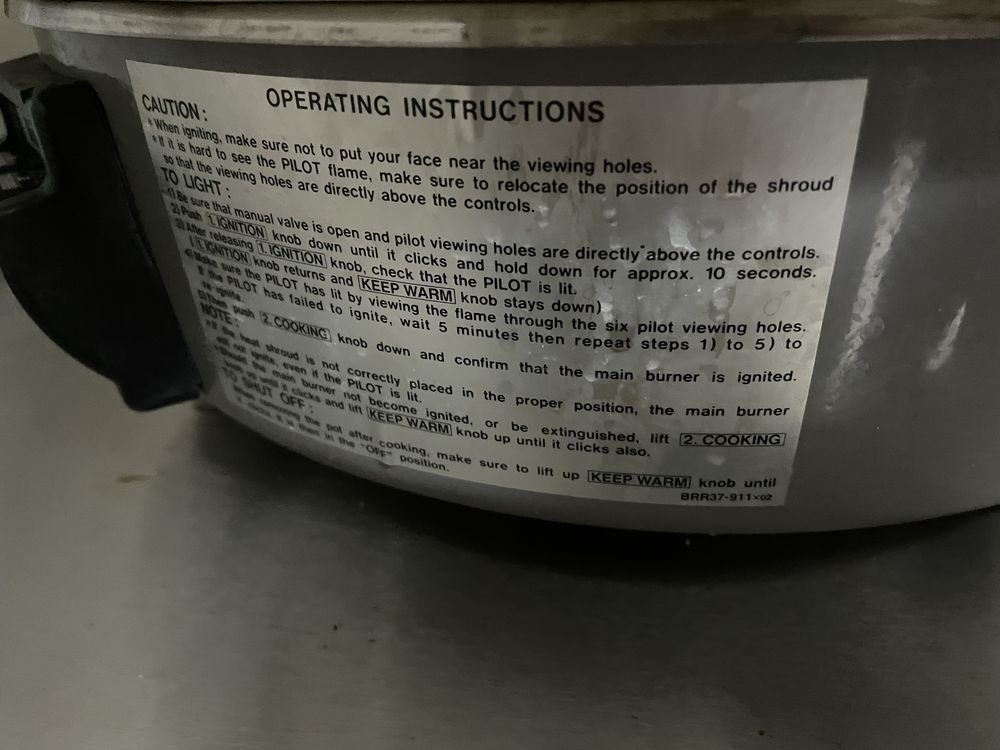 Panela indudtrial  para arroz a gaz