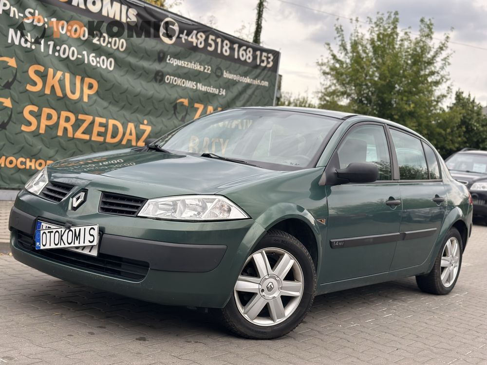 Renault Megane, 2003 rok 1.4 LPG – Otokomis! Gwarancji!