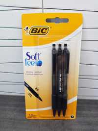 Długopisy Bic Soft Feel 3 szt czarne