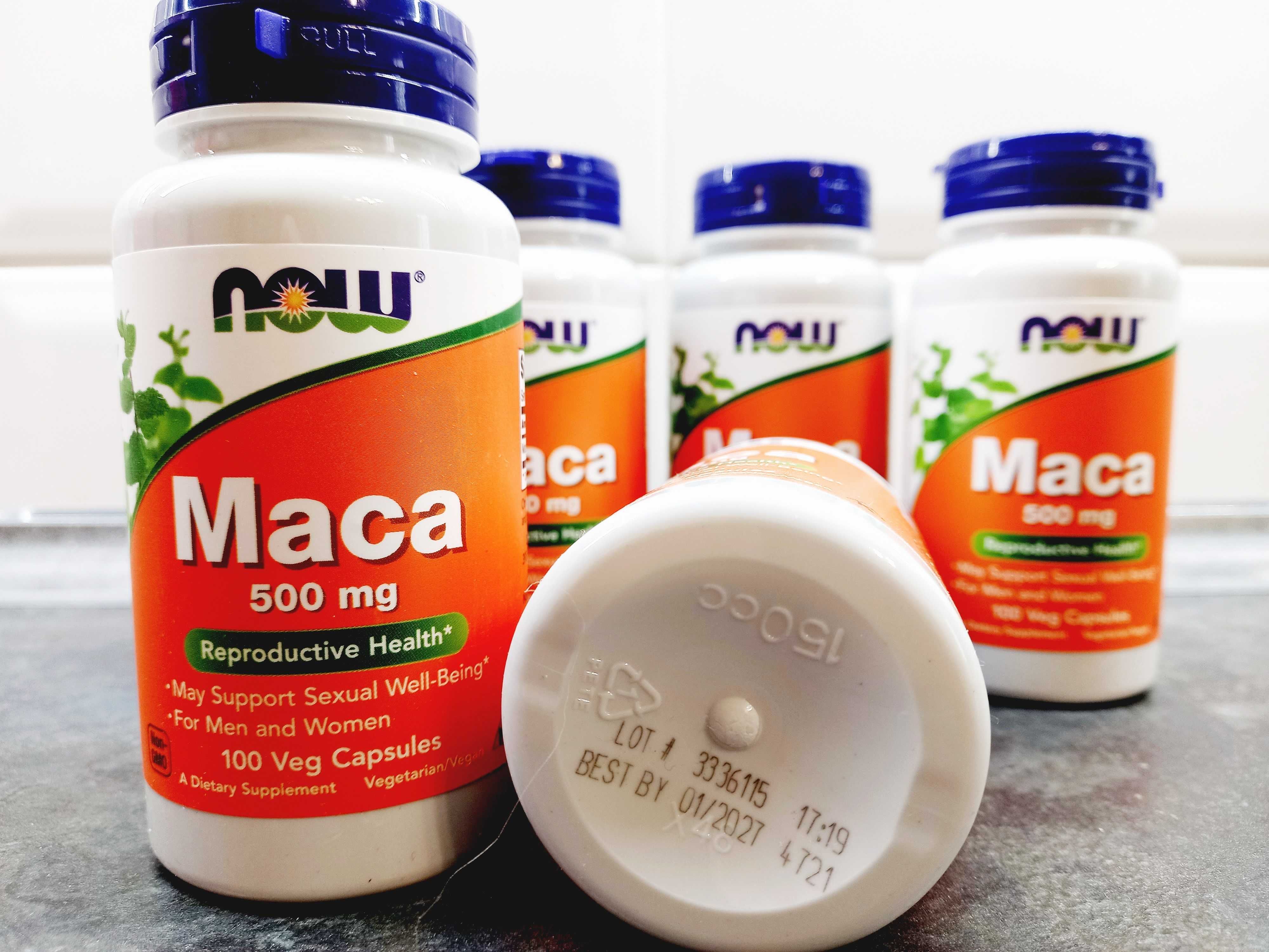 Now Foods, Maca 500 мг (100 капс.), мака перуанская