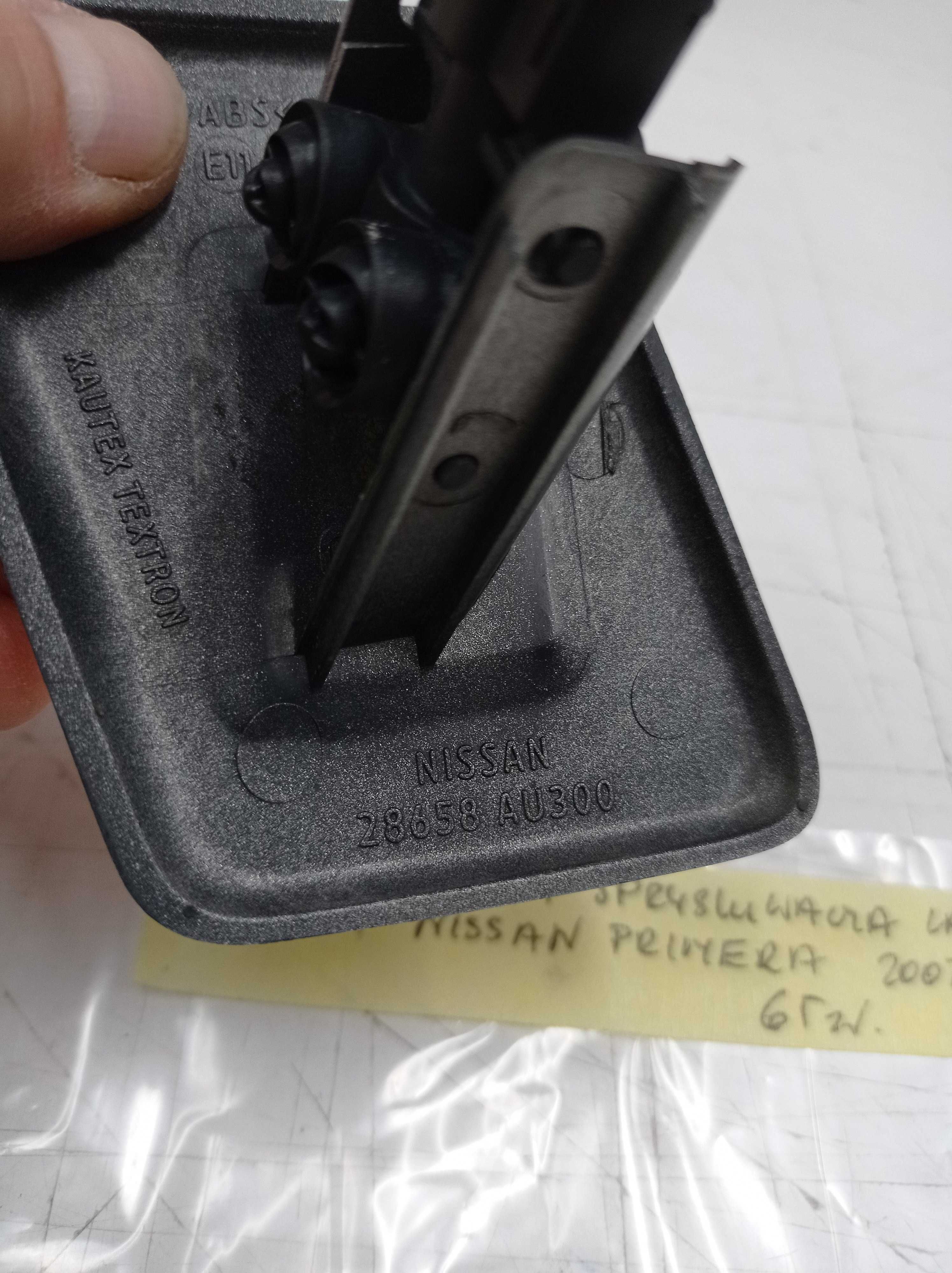 Nissan primera zaślepka + dysza spryskiwacza lampy prawej