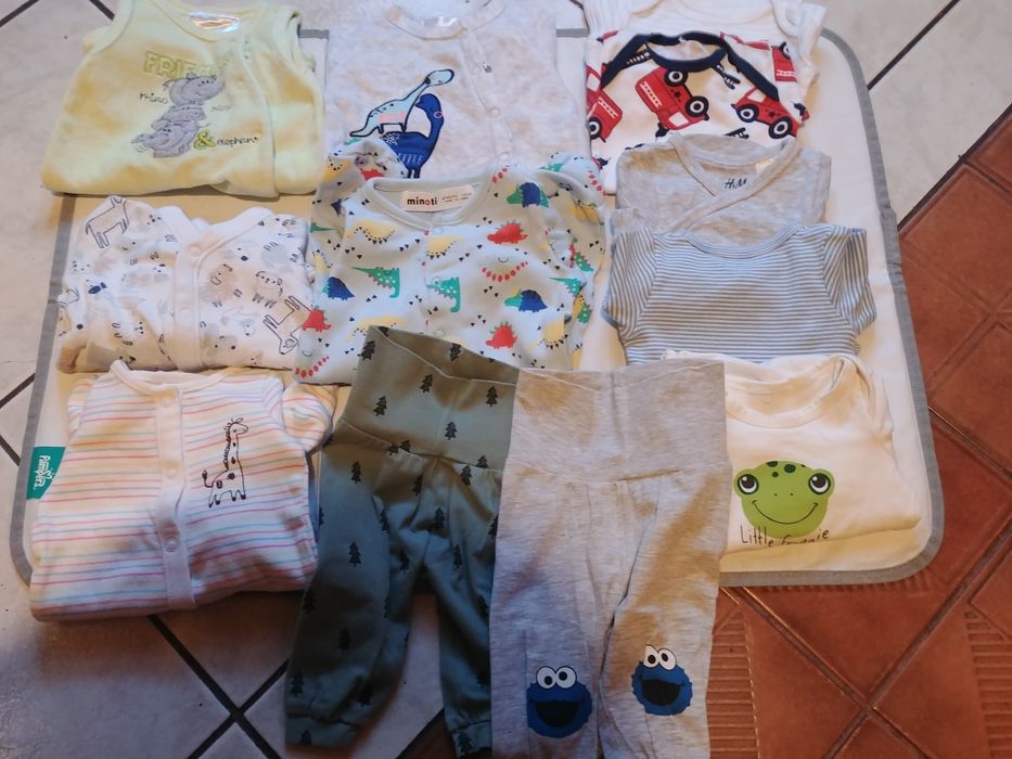 Zestaw ubranek dla wcześniaka 46/50 chłopiec