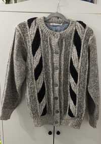 Sweter vintage wełna wełniany z wełny 40/42 oversize