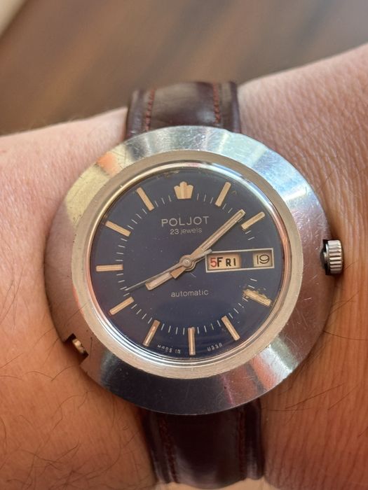Zegarek Poljot UFO 23jewels Automatic, bardzo duży 46/41mm
