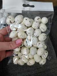 Zestaw jajeczek do dekoracji mini jajka paczka nakrapiane Wielkanoc