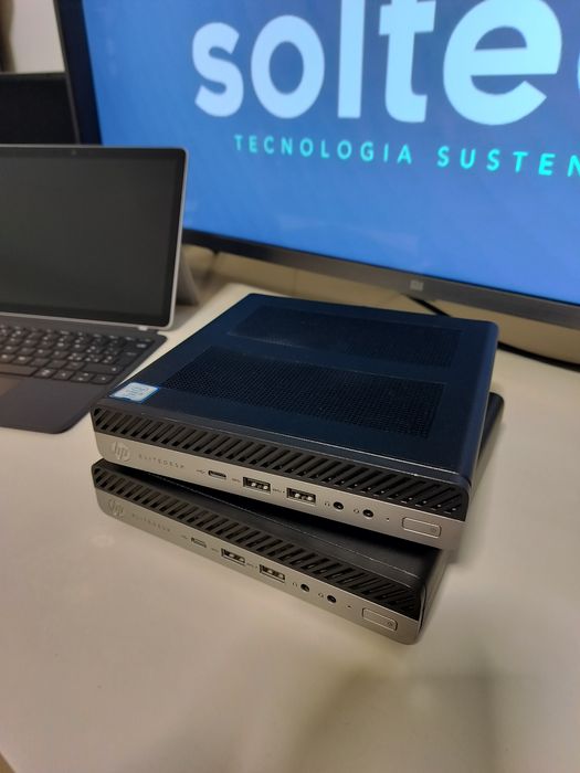 HP EliteDesk 800 G5 Mini I7-8700 | 16GB | 512GB+256GB NVMe | Garantia