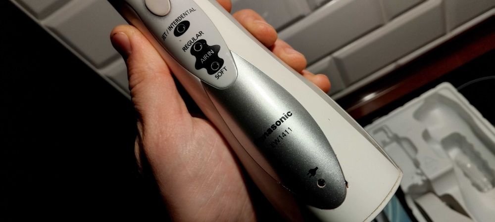 Irygator Panasonic, model EW 1411H + pudełko + 2 nowe nakładki