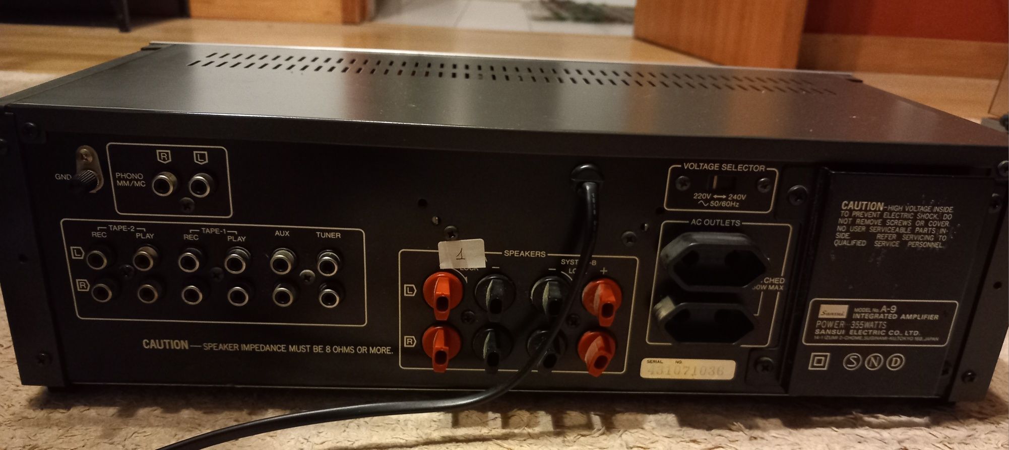 Amplificador Sansui A9