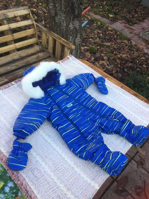 Комбінезон трансформер на відстібній овчині  р.68  ТМ GardenBaby