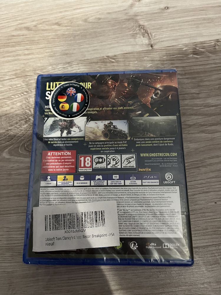 Ghost recon breakpoint ps4 nowa szybka wysylka