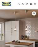 2 Candeeiros suspensos Sunneby