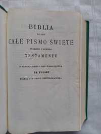 Pismo Święte Biblia Gdańska mały kieszonkowy format